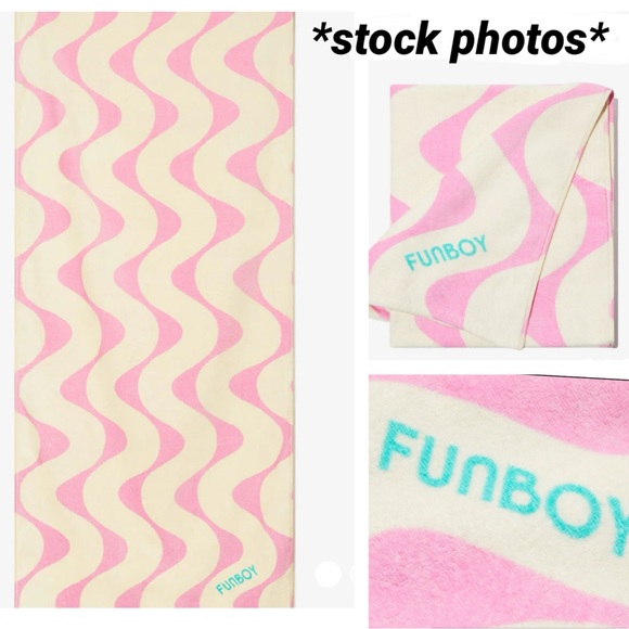 NWT 68x30” FUNBOY Poolside Leisure Club Beach Towel - Picture 6 of 7